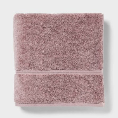 Oversized Spa Plush Bath Towel Mauve - Threshold™