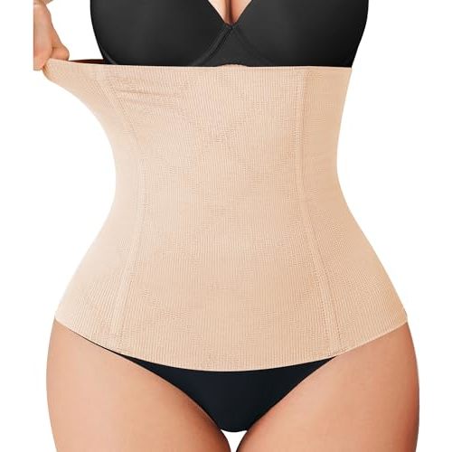 Nebility Womens' Waist Trainer Tummy Control Waist Cincher Slim Body Shaper