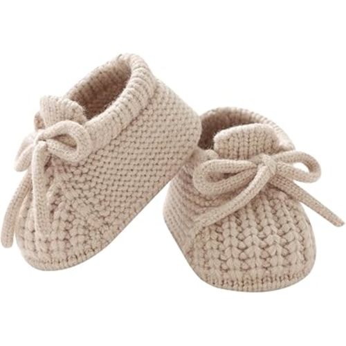 DovFanny Baby Booties Newborn Baby First Shoes Cozy Warm Knit Soft Booties for Toddler Infant Boy Girl