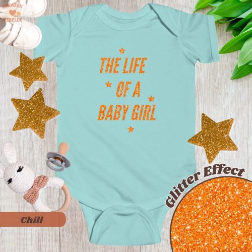 Life of a Baby Girl onesie, life of a showgirl onesie Kids's Short Sleeve Onesie 12M Royal sold by Emerald*wu | SKU 1782738805 | Printerval