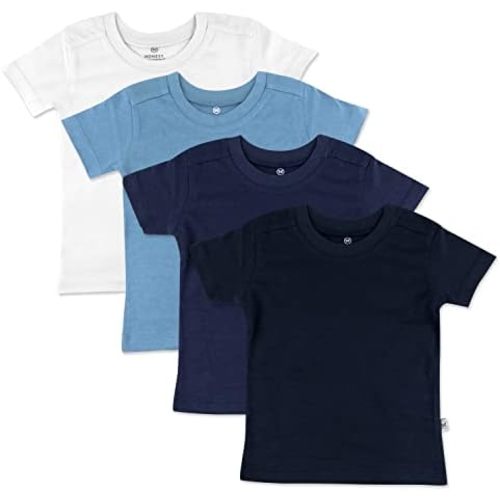HonestBaby Variety Short Sleeve T-shirts 100% Organic Cotton Baby, Toddler, Little Kids Boys, Girls, Unisex