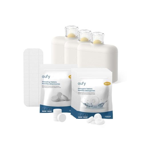 eufy Baby Bottle Washer Maintenance Kit: Water Softener, 180 Detergent Tabs