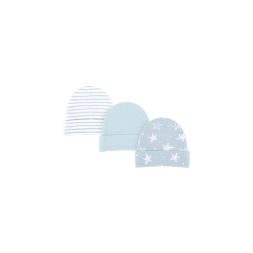 4baby Beanie 3 Pack Blue | Baby Bunting AU