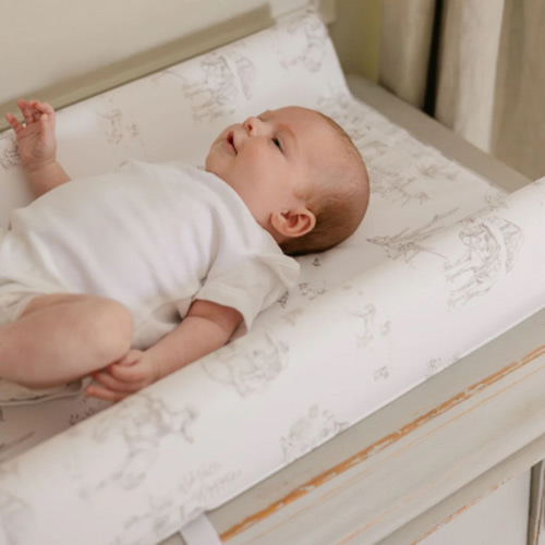 Western Toile Wipeable Contour Change Pad