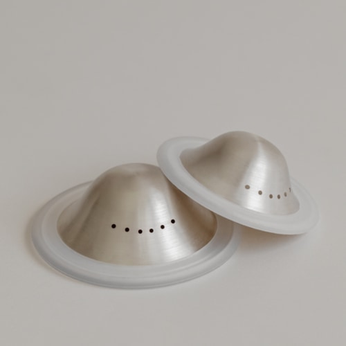 999 Fine Silver Non-slip Breathable Nipple Cups