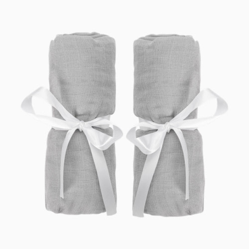 Newton Baby Bassinet Extra Sheet 2-Pack - Grey, 2
