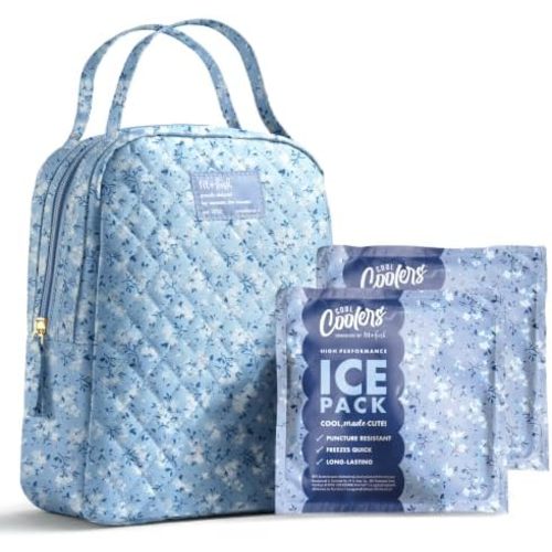 Fit & Fresh Insulated Bottle & Beyond Bag - Baby Bottle Cooler w/Ice Packs