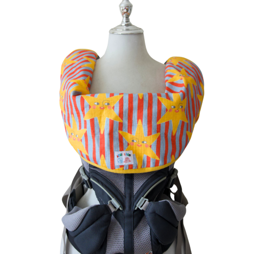 Reversible Organic Cotton baby Cover - Lucky Stars