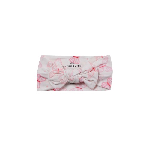 Knit Large Bow Headwrap | Blooming Butterflies