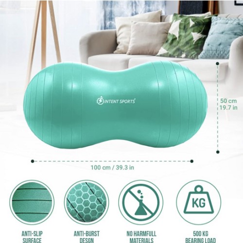 Intent Sports Peanut Ball for Exercise, Labor & Birthing