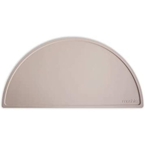 mushie Silicone Placemat for Kids | BPA-Free Non-Slip Design (Shifting Sand)