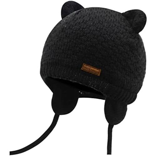 Duoyeree Kids Baby Hat Soft Warm Cable Knit Beanie Toddler Girl Fall Winter Hats