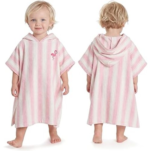 ZICOTO Stylish Hooded Beach Towel for Kids - Extra Soft and Fast Drying Poncho for Toddlers 0-3 Years is Made of Premium Cotton - Perfect Baby Cover Up for Beach Days or Pool and Bath Time Adventures