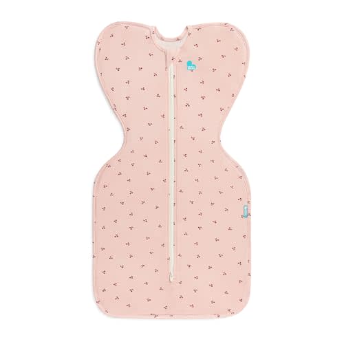 Love to Dream Swaddle Up Bamboo Baby Sleep Sack | 1.0 TOG, 13-19lbs, Blush | Arms Up Swaddle Secure Fit Helps Baby Self-Soothe, Sleep More, Calm Startle Reflex, Newborn Essential 68–75F Wearable Blanket