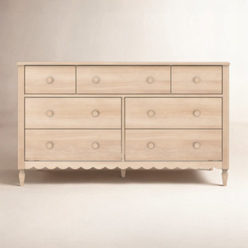 Birch Lane™ Charlotte 7-Drawer Scallop Detail Dresser & Reviews | Wayfair