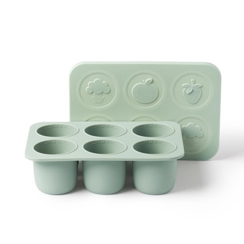 Grow By Annabel Karmel Silicone Freezer Food Tray Soft Sage