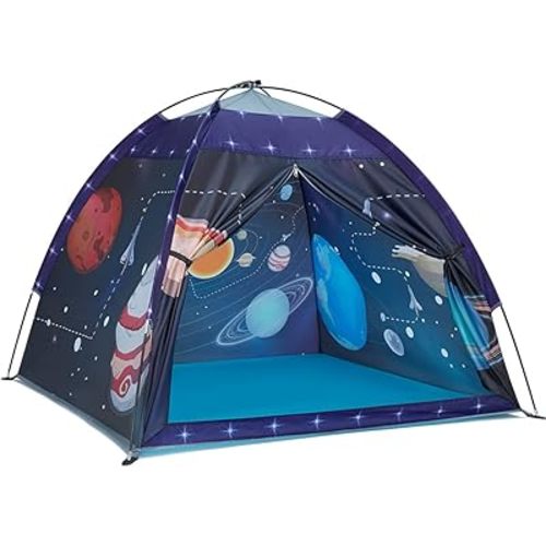 Space World Play Tent-Kids Galaxy Dome Playhouse for Boys and Girls Imaginative Play Popup Tent for Kids Indoor/Outdoor Fun,Perfect Kid’s Gift- 47" x 47" x 43"