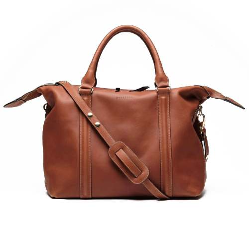 Josefina Large Black - Luxury Leather Diaper Bag | Handcrafted in Spain – Josefina Bags