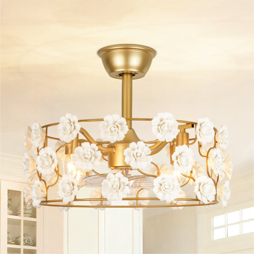 Mercer41 Alissya 20.5'' 4-Light Fandelier with Remote Control & Reviews | Wayfair