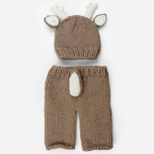Hartley Deer Baby Hat and Pant Newborn Set | Baby Gift – The Blueberry Hill