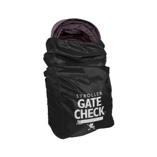 J.L. Childress Gate Check Bag for Single & Double Strollers, Black, Height 46inches