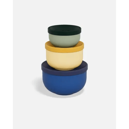 Stainless Nesting Snack Bowls in Midnight Snack