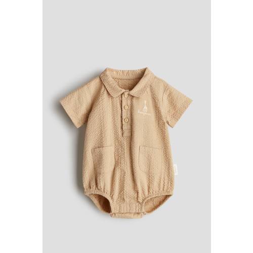 COTTON SEERSUCKER ROMPER SUIT