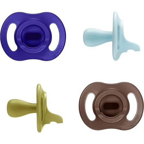 Tommee Tippee Ultra-Light StayPut Pacifier, 0-6m, 4 Count