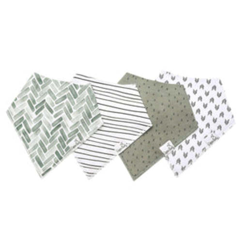 4 Pack Baby Bandana Bibs - Alta