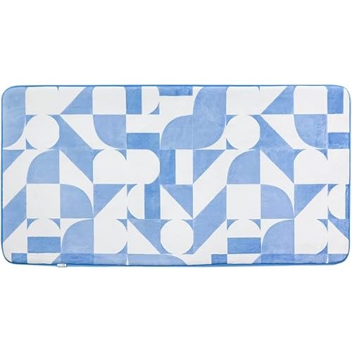 Copper Pearl Memory Foam Bath Mat - Cute Bath Mat and Bath Kneeling Pad for Bathing Baby - Plush Top Layer - 40"x20" - Comfortable Kneeling Pad for Bathing Baby - Finn