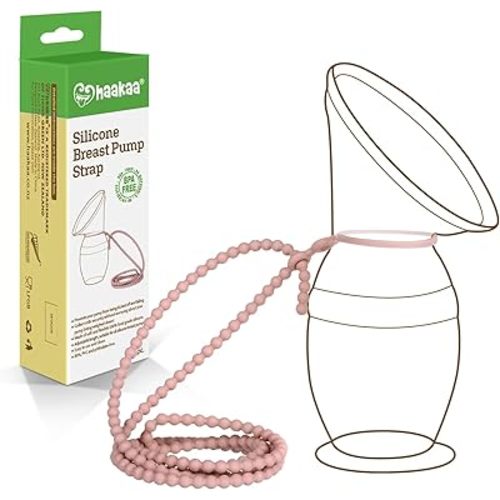 haakaa Silicone Strap for haakaa Gen.1/2/3 Breast Pump Manual Breast Pump Strap | Color: Blush