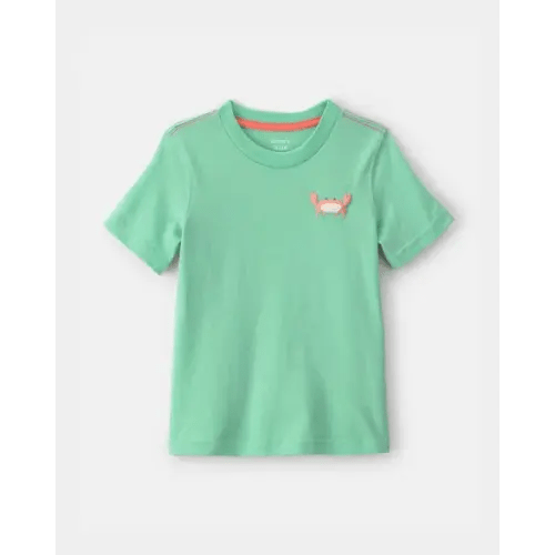 Toddler Boy Crab Graphic Tee - Green | Carter's