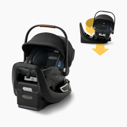 Graco SnugRide Turn & Slide Rotating Infant Car Seat - Noir