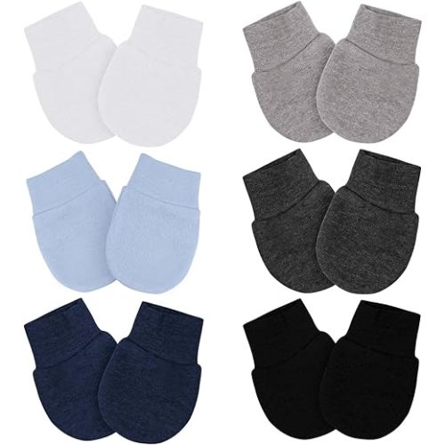 Baby Mittens No Scratch Mittens Infant Soft Gloves Mittens for 0-6 Months Boys Girls