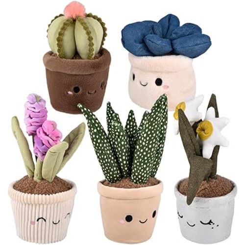 Rhode Island Novelty Plush Succulent Assortment (6 ct)