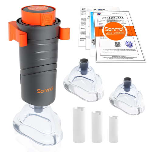 Sonmol First Aid Kit Classic Wall-Mount Family Kit with 3 Masks Strong Suction Device HSA/FSA Eligible