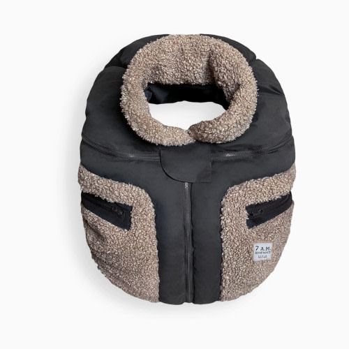 7AM Enfant Car Seat Cocoon - Applique Oatmeal