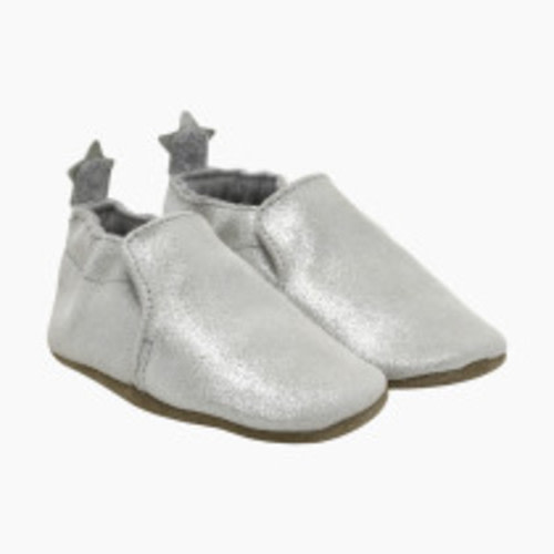 Robeez Pretty Pearl Silver - Silver, 0-6 M