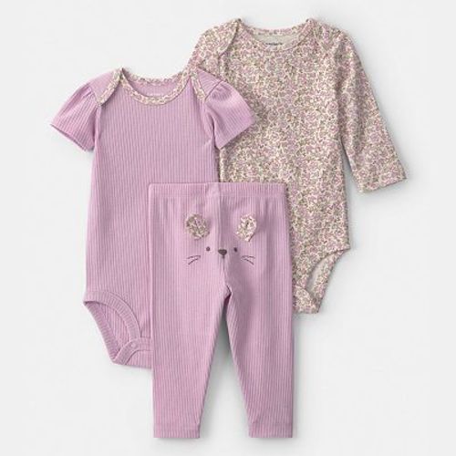 Baby Girl Carter's 3-Piece Bodysuit & Pant Set
