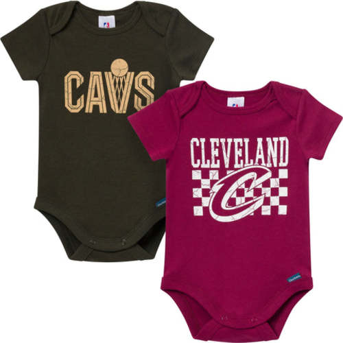 2-Pack Baby Neutral Cleveland Cavaliers Bodysuits