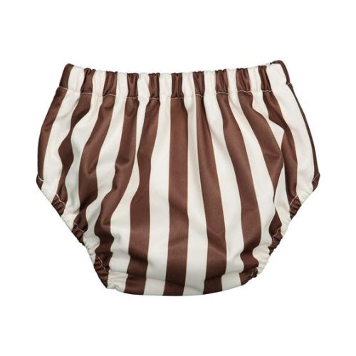 Dark Brown Baby Swim Nappy Cover