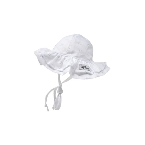 Baby UPF 50+ Double Ruffle UV Blocking Sun Hat, X-Small