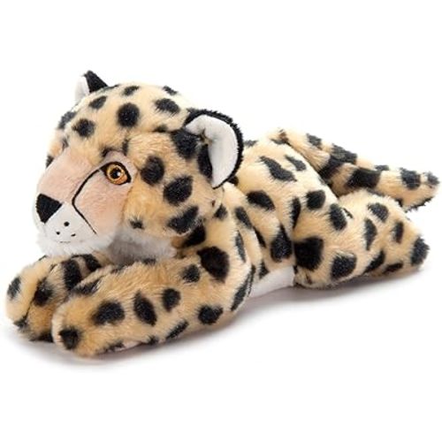 The Petting Zoo Cheetah Stuffed Animal Plushie, Gifts for Kids, Earth Keeperz Wildlife Animals, Zoologee Cheetah Plush Toy, 10 inches