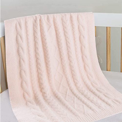 Kid Nation Baby Blankets for Girls & Boys - Soft Plush Crib & Stroller Blanket, 40"X30" Newborn to Toddler