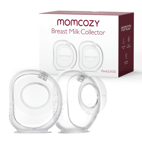 Momcozy Milk Collector for Breastmilk, Silicone Breast Milk Shells HSA/FSA Eligible