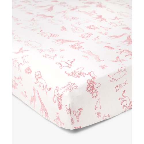 Crib Sheet, Tulip Animal Parade