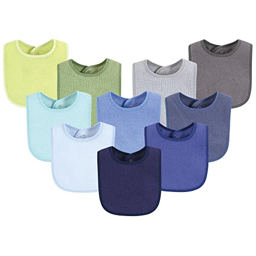 Hudson Baby Unisex Baby Drooler Bib With Waterproof Lining