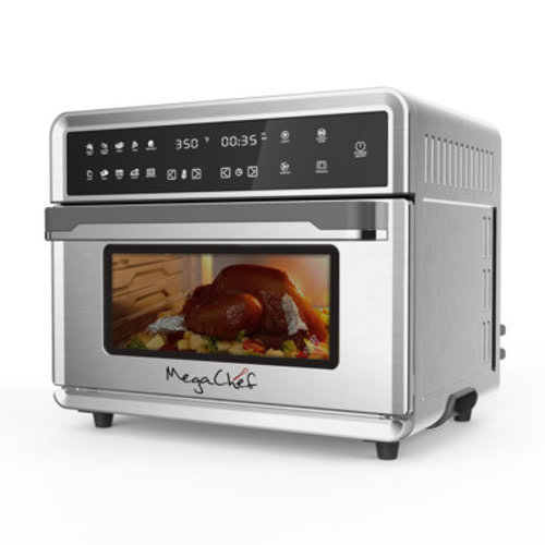 Ninja Ninja® Foodi® 10-in-1 XL Pro Air Fry Digital Countertop Convection Toaster Oven with Dehydrate and Reheat, 1800 Watts, Stainless Steel Finish, Silver | Wayfair