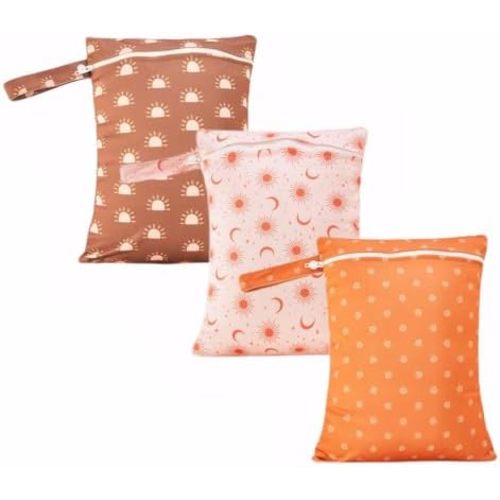 Wet Dry Bag for Baby, Swimsuit, Diaper Bag & Travel - Waterproof Reusable Leakproof Pouch for Wet Clothes, Swimsuits, Pool, Beach, and Gym