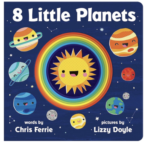 8 Little Planets: A Solar System Book for Kids with Unique Planet Cutouts